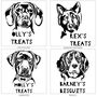 Personalised Alsatian Dog Storage Tin With Treats, thumbnail 3 of 3