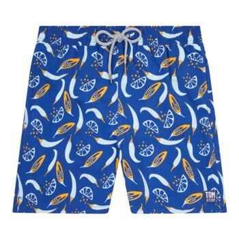 Father And Son Matching Chilli Swim Shorts, 4 of 8