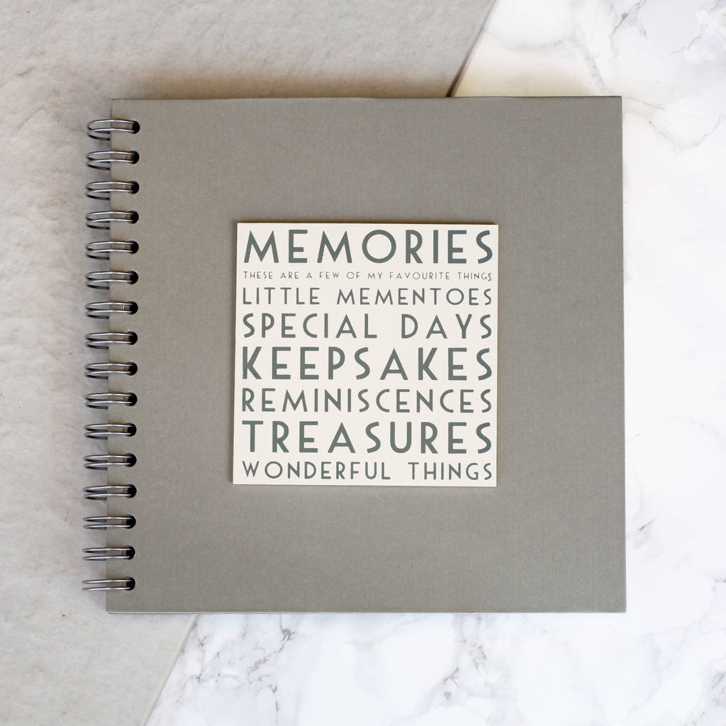 Memories Book/ Album By Posh Totty Designs Interiors ...