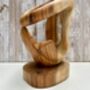 Wooden Wine Bottle Holder Home, Couple Wedding Decor, thumbnail 6 of 8