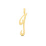 Elegant Flourish 9 K Solid Gold Pendant, thumbnail 12 of 12