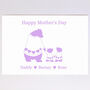Personalised Bear Family Mother's Day Card, thumbnail 5 of 9