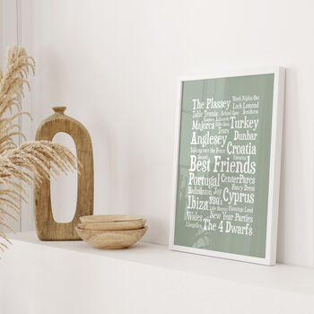 Personalised Word Art Print Words Of Your Choice, 3 of 3