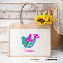 Personalised Bird Mini Tote Shopping Bag, thumbnail 2 of 2