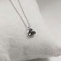 Black Diamond Swarovski Crystal Necklace, thumbnail 1 of 8