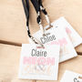 Custom Printed White Acrylic Branded Event Lanyards, thumbnail 2 of 2
