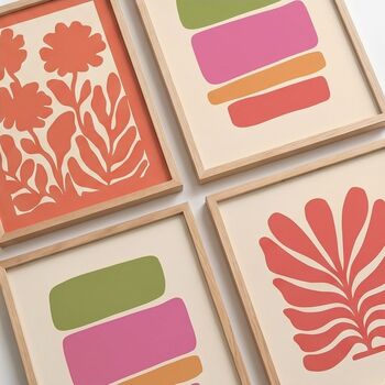 Set Of Six Abstract Art Themed Prints Bundle, 3 of 10