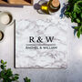 Personalised Christmas Glass Chopping Board, thumbnail 1 of 5