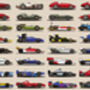 1000 Piece Iconic Grand Prix Racing Cars Puzzle, thumbnail 3 of 4