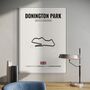 Donington Park F1 Track Print F1 Gift, Father's Day Gifts, thumbnail 2 of 2