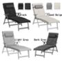 Folding Sun Lounger With Thick Mattress Cushion, thumbnail 11 of 11