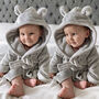 Personalised Twins Dressing Gowns With Ears, thumbnail 1 of 9