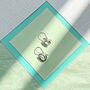 Spiral Ribbon Sterling Silver Hook Earrings, thumbnail 1 of 6