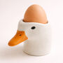 Handmade Ceramic Duck Egg Cup, thumbnail 1 of 2