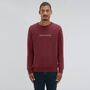 Custom Trip Organic Cotton Men's Sweatshirt, thumbnail 5 of 8