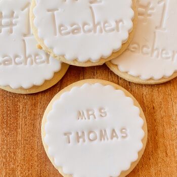 Thank You Teacher No.One Teacher End Of Term Biscuits, 8 of 10