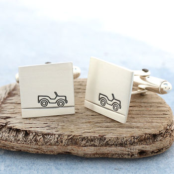 Personalised Car Cufflinks. Gift For Dad, 9 of 10