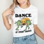 'Dance At Every Chance' Retro Frog Tshirt, thumbnail 3 of 7