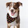 Personalised Pumpkin Patch Halloween Dog Bandana, thumbnail 1 of 5