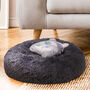 Fluffy Calming Snuggle Pet Bed, thumbnail 5 of 7