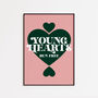 Young Hearts Run Free | Disco Print | Music Poster | Wall Art | A5 A4 A3 | Retro Inspired Music Print | Disco | Bold | Typographic |, thumbnail 8 of 8