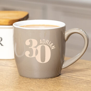 30th Birthday Personalised Mug, 4 of 4