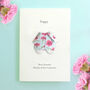 Personalised Birth Flower New Baby Origami Card, thumbnail 5 of 7