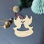 Personalised Christmas Doves Decoration, thumbnail 8 of 12