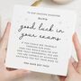 Good Luck Exams Card Gcse 11 Plus A Level, thumbnail 1 of 7