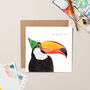 Party Toucan Card, thumbnail 1 of 4