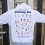 Chilling Out Men's Ice Cream Guide Hoodie, thumbnail 3 of 4