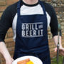'Grill And Beer It' Bbq Men's Apron, thumbnail 2 of 7
