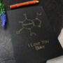 Personalised Chocolate Molecule Chemistry Card, thumbnail 12 of 12