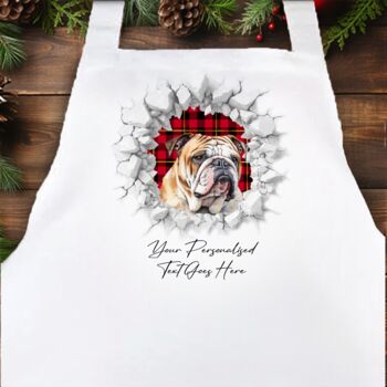Personalised Christmas Bulldog Break Through, 4 of 10