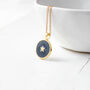 Gold Plated Black Star Necklace, thumbnail 7 of 8
