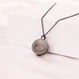 Personalised Round Pet Urn, Ashes Necklace, thumbnail 3 of 12