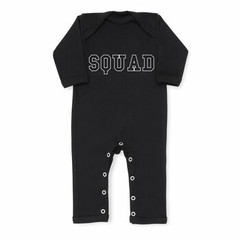 Squad, Cotton Baby Grow, New Baby Sleepsuit, 2 of 5