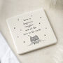 Ceramic 'Home Is Happiness, Laughter, And All…'Coaster, thumbnail 1 of 2