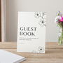 Blossom Personalised Surname Wedding Guest Book, thumbnail 3 of 3
