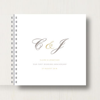 Personalised Wedding Or Anniversary Memory Book, 9 of 12