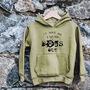 Hand Dyed 'I Let The Dogs Out' Children's Hoodie, thumbnail 2 of 6