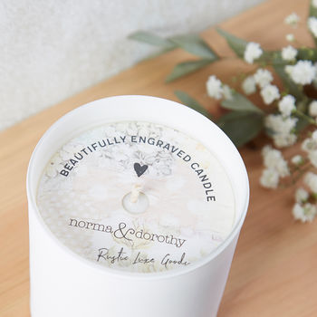 Wedding Or Engagement Personalised Map Candle Gift, 4 of 5