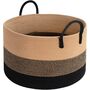 Woven Laundry Basket With Handles Storage Hamper Basket, thumbnail 4 of 7
