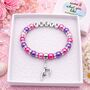 Personalised Gymnast Bracelet Gymnastics Gift For Girls, thumbnail 1 of 12