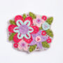 Gertrude Flower Felt Craft Brooch Kit, thumbnail 3 of 4