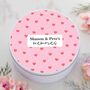 Personalised Round Valentines Day Couples Memories Tin, thumbnail 2 of 2