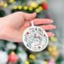 Personalised Christmas Bauble Christmas Deer, thumbnail 4 of 4