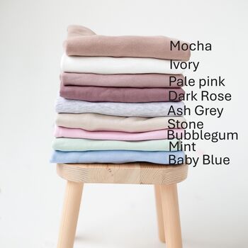 'Our First Father's Day' Personalised Embroidered Bear Sweatshirt Jumper, 8 of 8