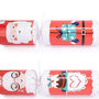 Santa Racing Christmas Crackers Set Of Six, thumbnail 2 of 5