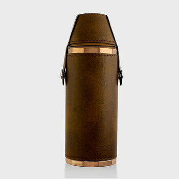 Engraved 8oz Copper Hunter Flask With Shot Cups, 4 of 5